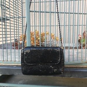 Flashback style shiny black mini bag
